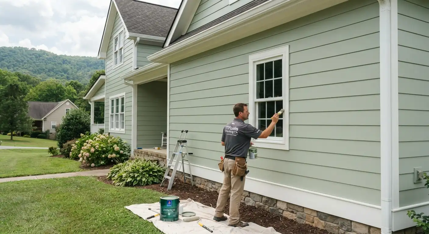 Finished painter work